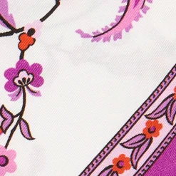 E.Marinella Twilly E Bandeaux|TWILLY IN SETA FUCHSIA Garden flower