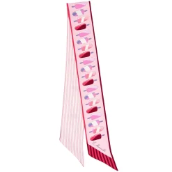 E.Marinella Twilly E Bandeaux|TWILLY IN SETA FUCSIA La gelateria