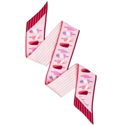 E.Marinella Twilly E Bandeaux|TWILLY IN SETA FUCSIA La gelateria