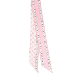 E.Marinella Twilly E Bandeaux|TWILLY IN SETA ROSA Logo em
