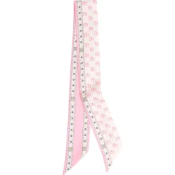 E.Marinella Twilly E Bandeaux|TWILLY IN SETA ROSA Logo em
