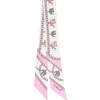 E.Marinella Twilly E Bandeaux|TWILLY IN SETA ROSA Lucky elephant