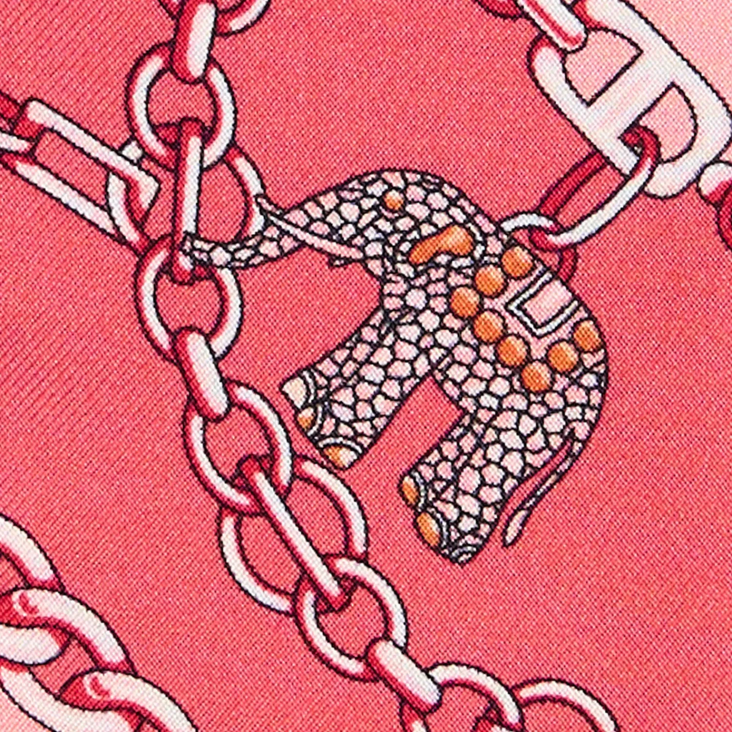E.Marinella Twilly E Bandeaux|TWILLY IN SETA ROSA Lucky elephant