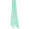 E.Marinella Twilly E Bandeaux|TWILLY IN SETA VERDE CHIARO Logo em