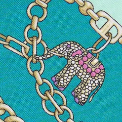 E.Marinella Twilly E Bandeaux|TWILLY IN SETA VERDE Lucky elephant